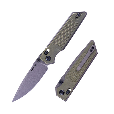 Real Steel Sacra Crossbar Lock Folding Knife with Cerakote Finish