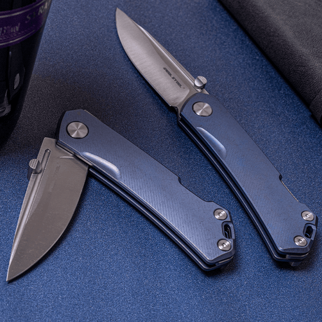 The Real Steel Luna Maius Lockback Pocket Knife Real Steel Real Steel Knives www.realsteelknives.com