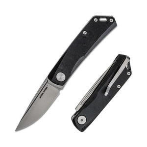 Real Steel Luna Lite EDC Urban Silp Joint Folding Pocket Knife-2.76"  D2 Blade and G10 Handle