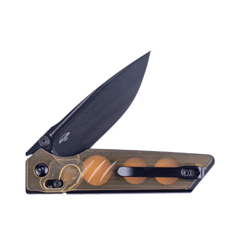 Real Steel Sacra Tactical Crossbar Lock Folding Knife with Ultem Handle (3.31"Bohler K110 Blade)