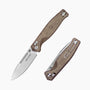 Real Steel Bullet EDC Pocket Knife - Front Flipper with Frame lock (2.91"  S35VN Blade) Designed by Maciej Torbe
