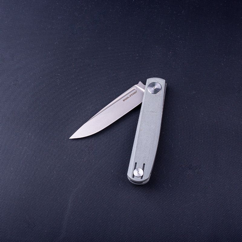 Real Steel Gslip Compact  EDC Slip Joint Folding Knife-3.07" VG-10 Blade and  G10 Handle, Designed by Ostap Hel