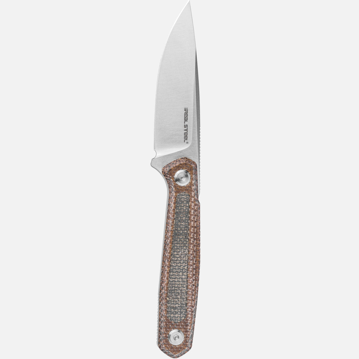 Real Steel Bullet EDC Pocket Knife - Front Flipper with Frame lock (2.91"  S35VN Blade) Designed by Maciej Torbe