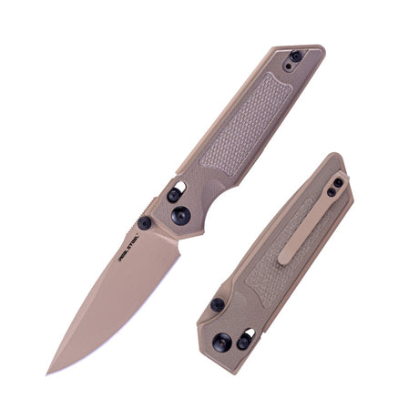 Real Steel Sacra Crossbar Lock Folding Knife with Cerakote Finish