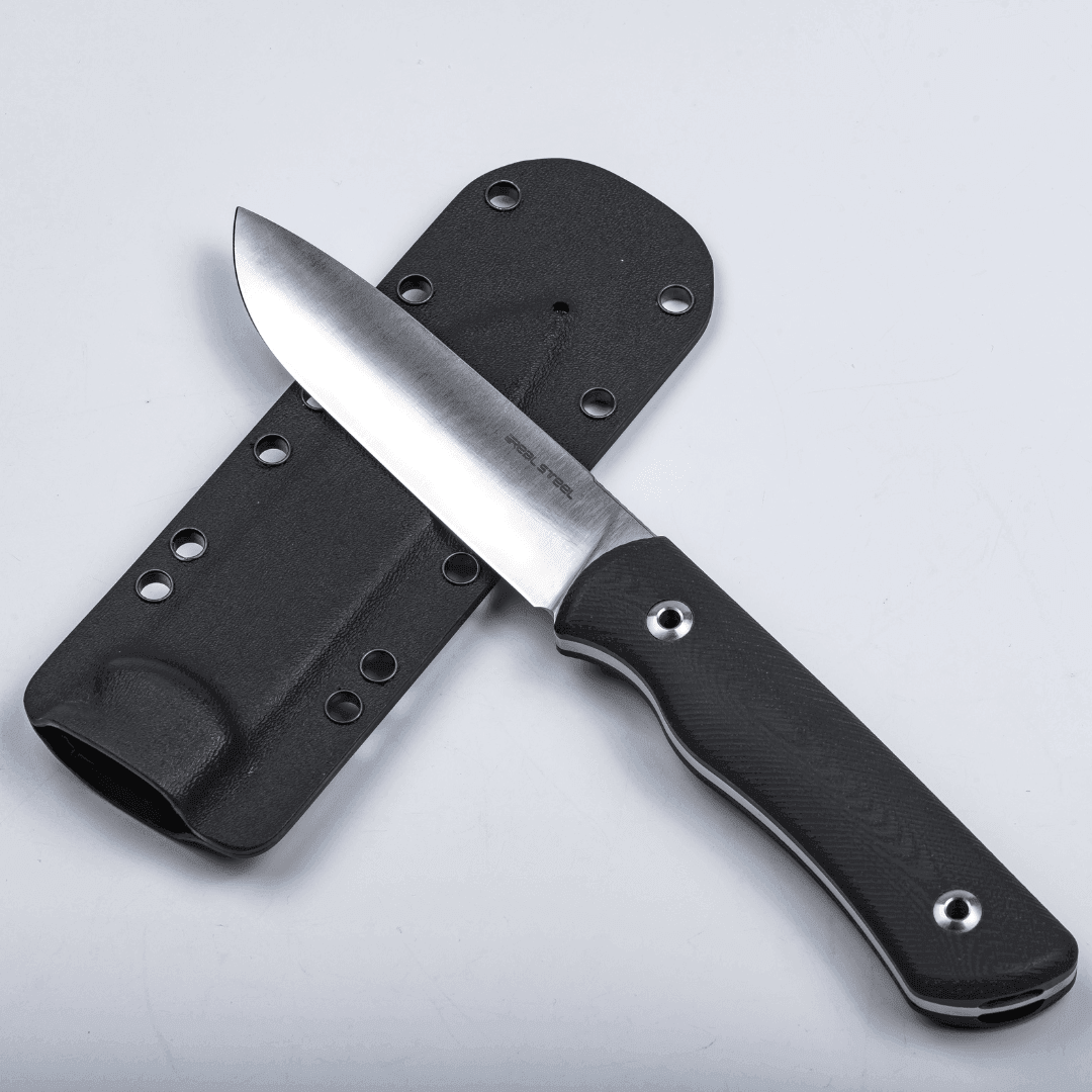 Real Steel Pathfinder Bushcraft Fixed Knife, Alleima 14C28N Blade