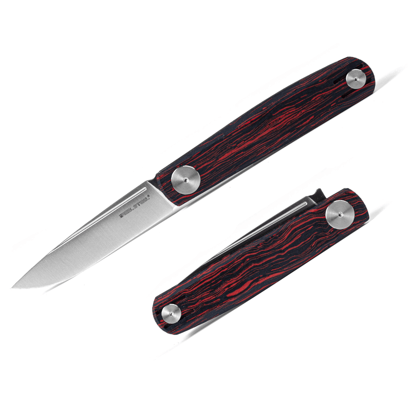 Real Steel Gslip Compact Damascus G10 Ocean Red EDC Slip Joint Folding Knife-3.07" VG-10 Blade and Damascus G10 Handle, Designed by Ostap Hel knife Real Steel spo-default, spo-disabled, spo-notify-me-disabled Real Steel www.realsteelknives.com