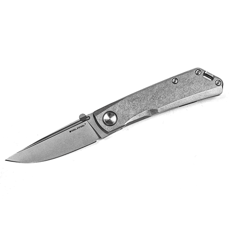 Real Steel Luna Eco EDC Frame Lock Folding Pocket Knife-2.76" Bohler K110 Blade and Stainless Steel Handle, Designed by Jakub Wieczorkiewicz knife Real Steel spo-default, spo-disabled, spo-notify-me-disabled Real Steel www.realsteelknives.com