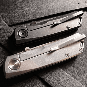 Real Steel Luna Eco EDC Frame Lock Folding Pocket Knife-2.76" Bohler K110 Blade and Stainless Steel Handle, Designed by Jakub Wieczorkiewicz knife Real Steel spo-default, spo-disabled, spo-notify-me-disabled Real Steel www.realsteelknives.com