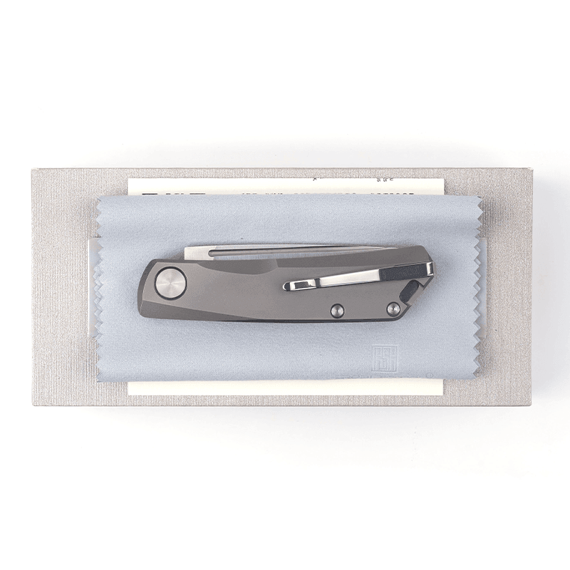Real Steel Luna Titanium EDC Slip Joint Pocket Folding Knife -2.76