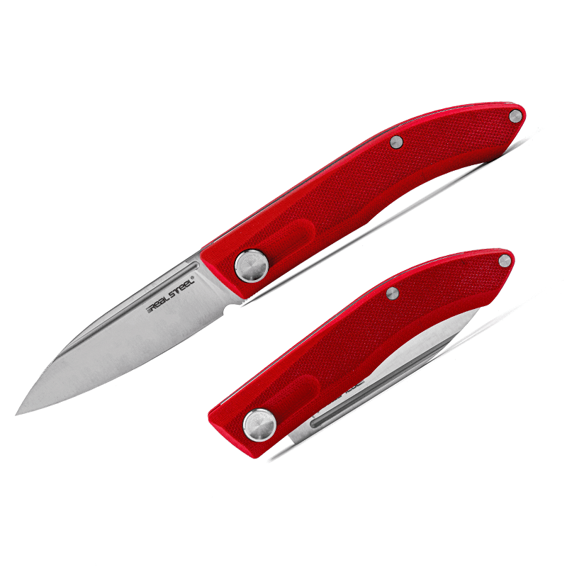 Real Steel Luna Red G10, Custom Knives