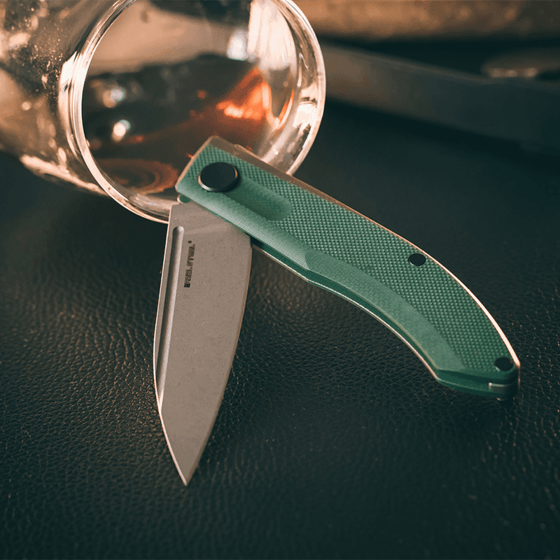 Real Steel Stella EDC Urban Slip Joint Folding Pocket Knife-2.95" Greywash VG-10 Blade and G10 Handle, Designed by Jakub Wieczorkiewicz knife Real Steel spo-default, spo-disabled, spo-notify-me-disabled Real Steel www.realsteelknives.com